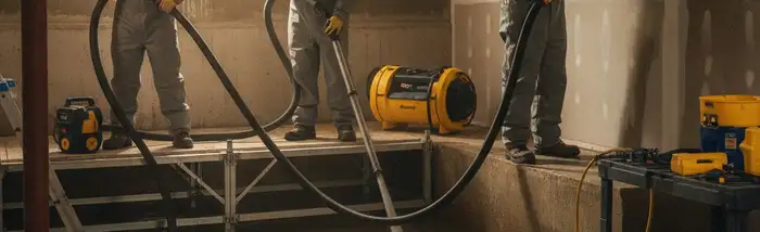 Water damage restoration team serving Bakersfield, CA for fast water cleanup and repairs